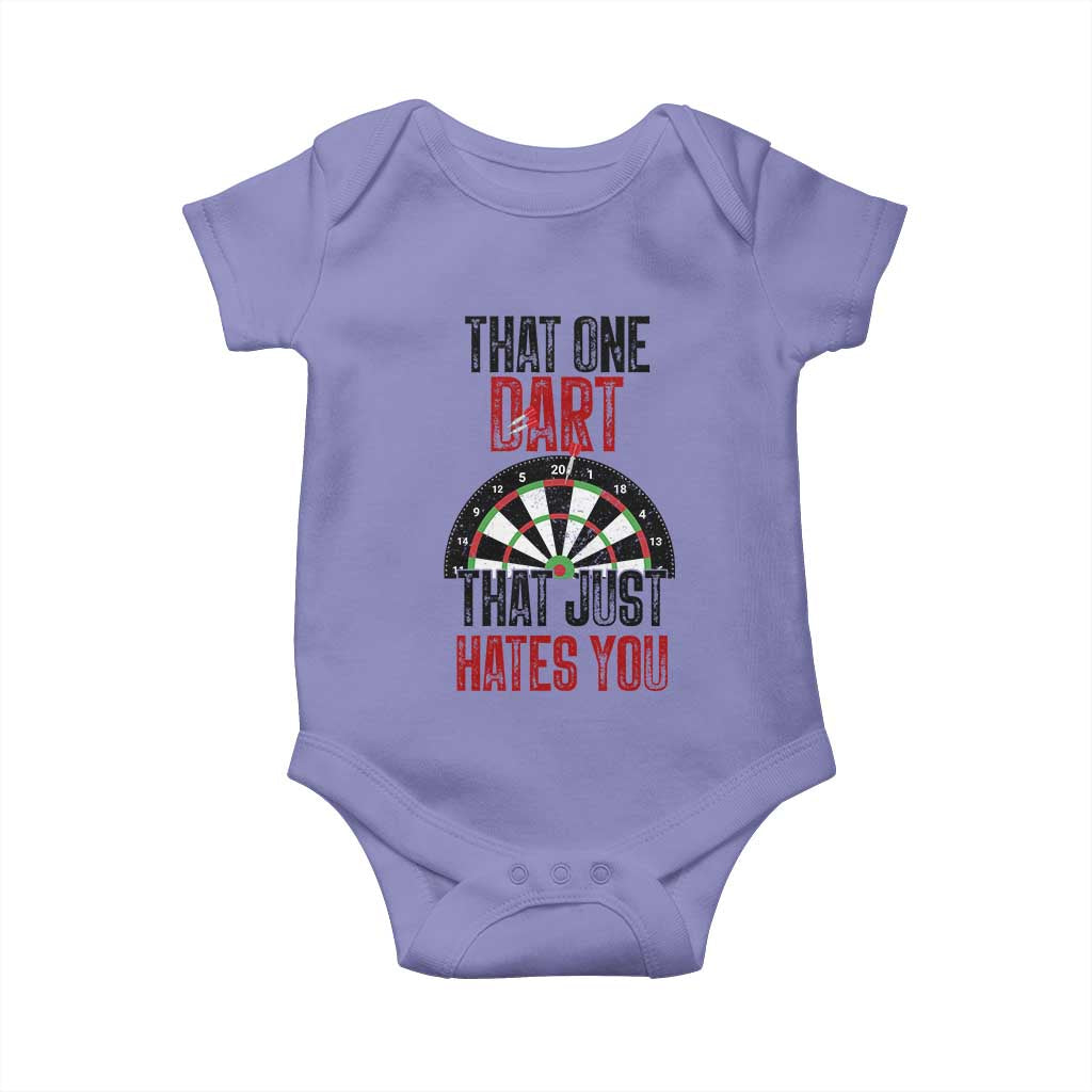 That One Dart That Just Hates You Baby Onesie Funny Dartist Gift - Wonder Print Shop