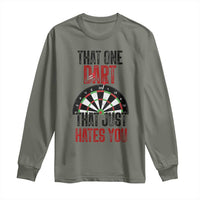 That One Dart That Just Hates You Long Sleeve Shirt Funny Dartist Gift - Wonder Print Shop