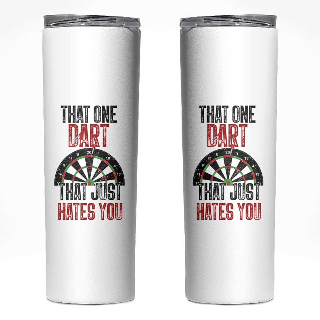 That One Dart That Just Hates You Skinny Tumbler Funny Dartist Gift - Wonder Print Shop