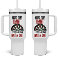 That One Dart That Just Hates You Tumbler With Handle Funny Dartist Gift - Wonder Print Shop