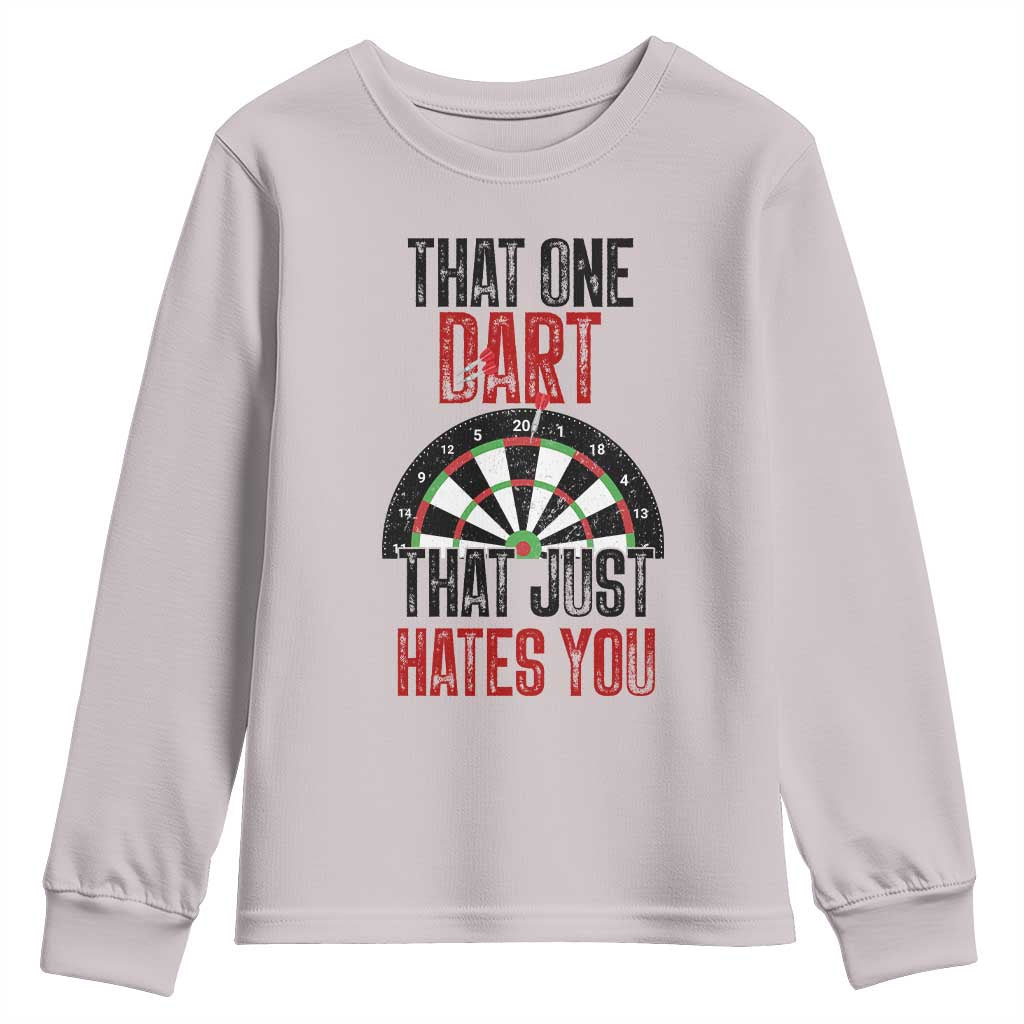 That One Dart That Just Hates You Youth Sweatshirt Funny Dartist Gift - Wonder Print Shop
