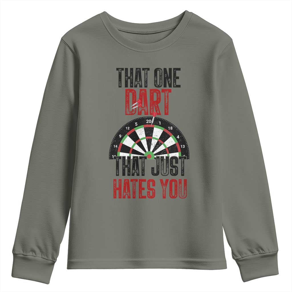 That One Dart That Just Hates You Youth Sweatshirt Funny Dartist Gift - Wonder Print Shop