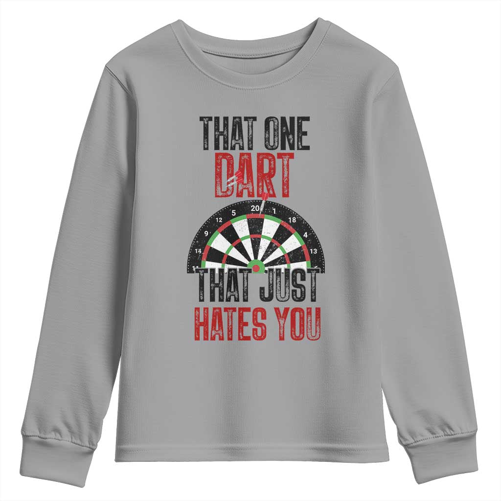 That One Dart That Just Hates You Youth Sweatshirt Funny Dartist Gift - Wonder Print Shop