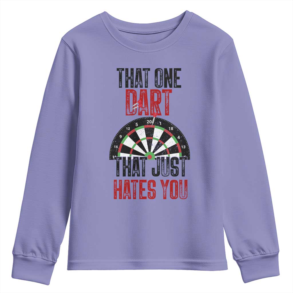 That One Dart That Just Hates You Youth Sweatshirt Funny Dartist Gift - Wonder Print Shop