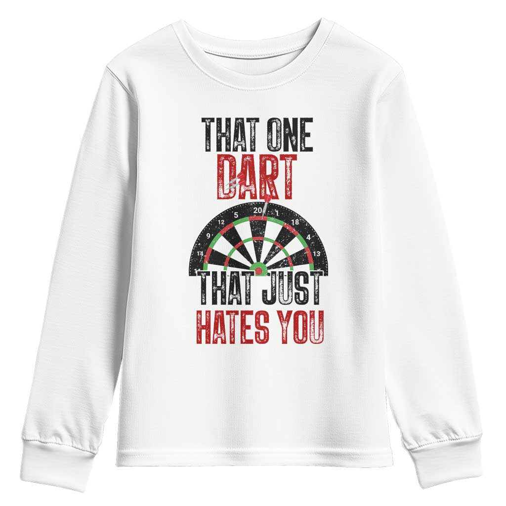 That One Dart That Just Hates You Youth Sweatshirt Funny Dartist Gift - Wonder Print Shop