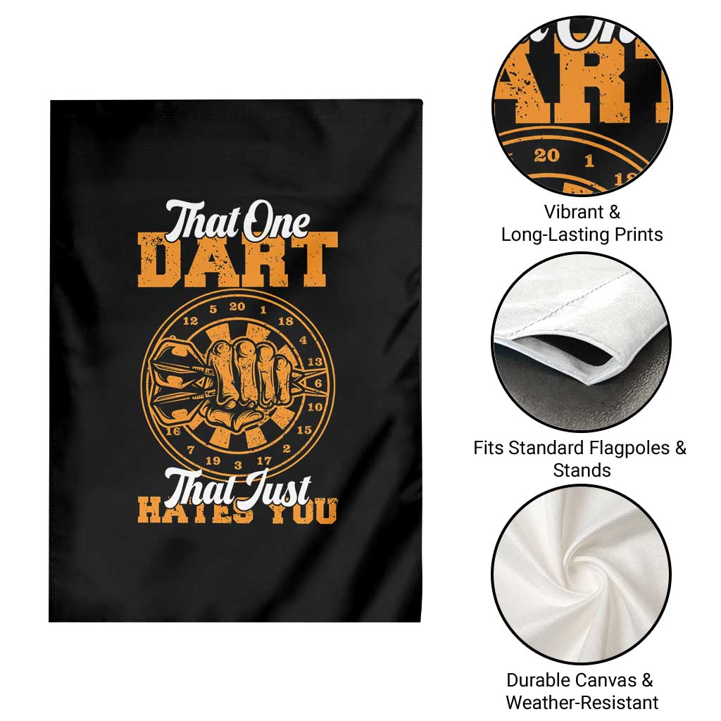 Funny Dartist Pub Game Garden Flag That One Dart That Just Hates You - Wonder Print Shop