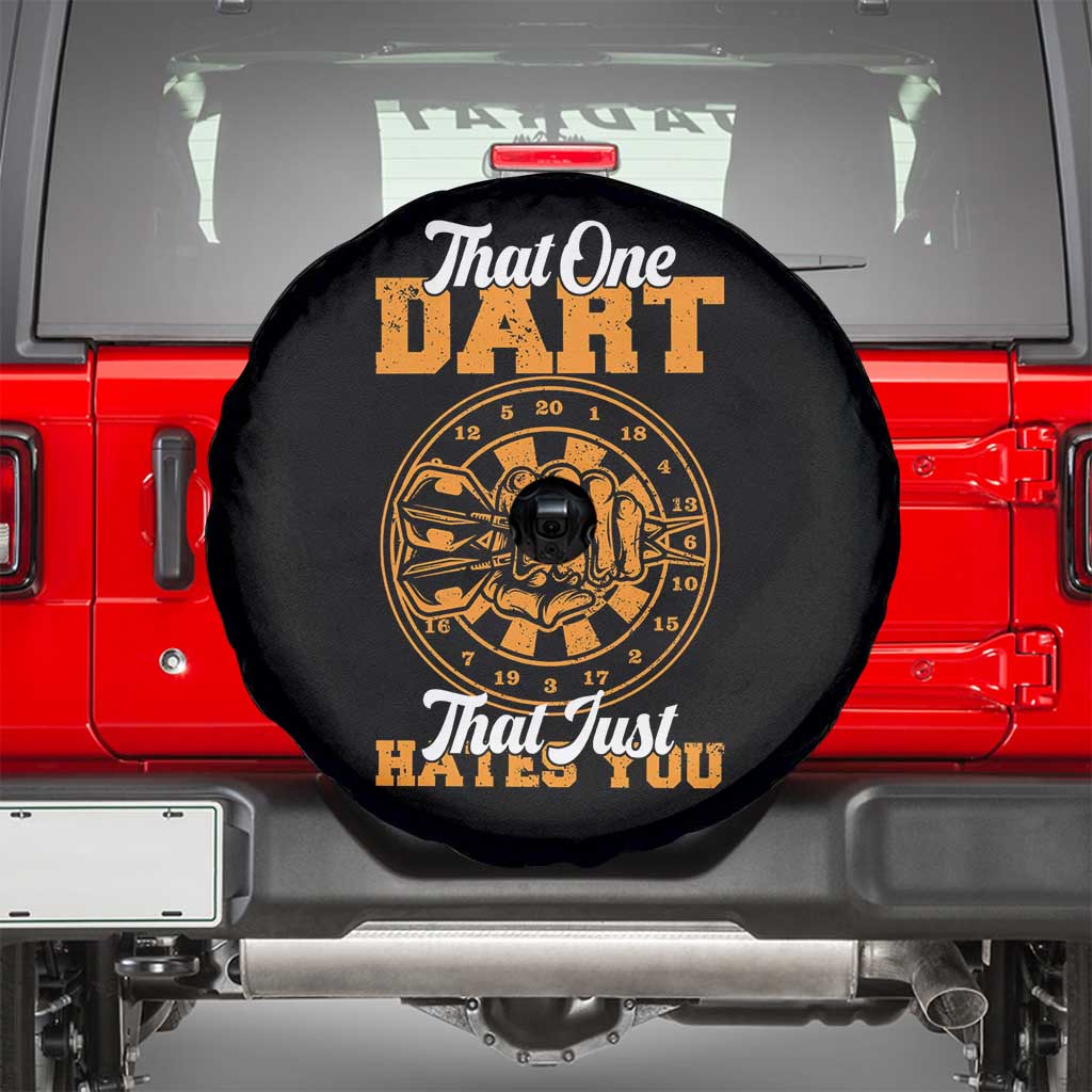 Funny Dartist Pub Game Spare Tire Cover That One Dart That Just Hates You - Wonder Print Shop