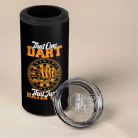 Funny Dartist Pub Game 4 in 1 Can Cooler Tumbler That One Dart That Just Hates You - Wonder Print Shop