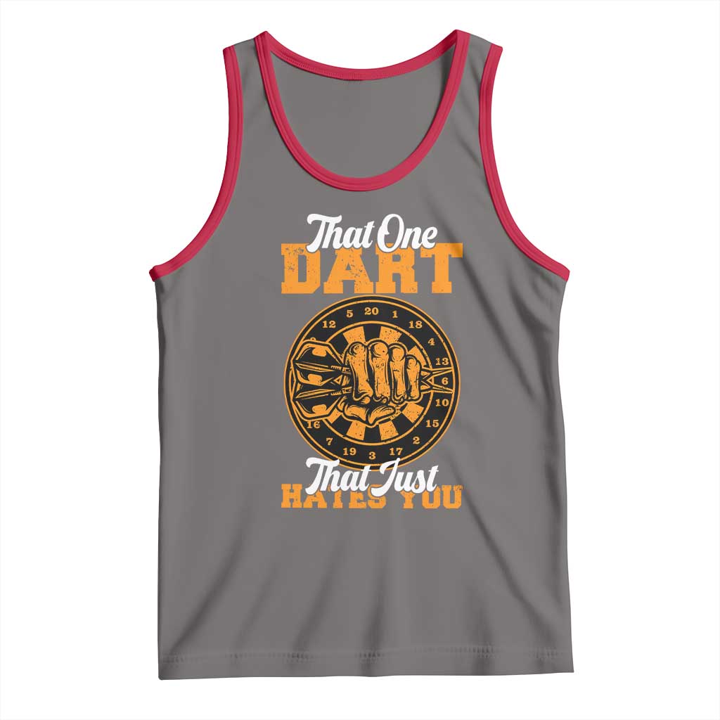 Funny Dartist Pub Game Tank Top That One Dart That Just Hates You - Wonder Print Shop