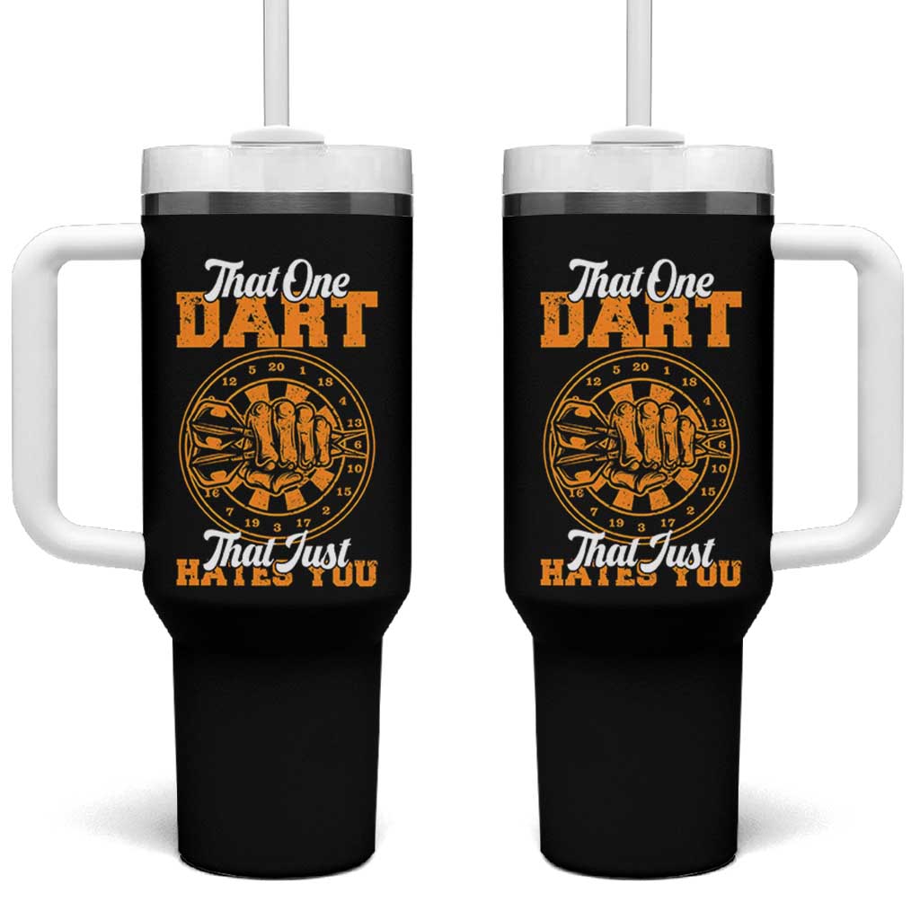 Funny Dartist Pub Game Tumbler With Handle That One Dart That Just Hates You - Wonder Print Shop