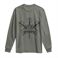 Funny Darts Sarcasm Long Sleeve Shirt That One Dart That Just Hates You - Wonder Print Shop
