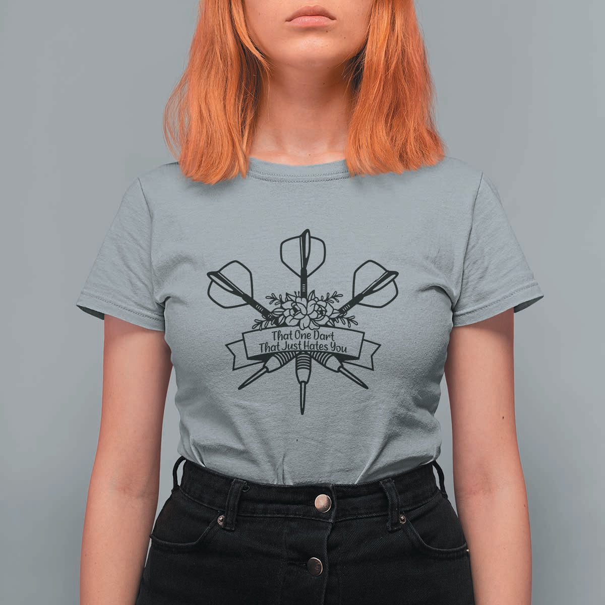 Funny Darts Sarcasm T Shirt For Women That One Dart That Just Hates You - Wonder Print Shop