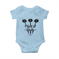 Funny I Suck At Darts Baby Onesie Bar Game Lover Dartist Gift - Wonder Print Shop