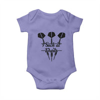 Funny I Suck At Darts Baby Onesie Bar Game Lover Dartist Gift - Wonder Print Shop