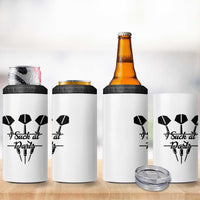 Funny I Suck At Darts 4 in 1 Can Cooler Tumbler Bar Game Lover Dartist Gift - Wonder Print Shop