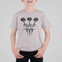 Funny I Suck At Darts T Shirt For Kid Bar Game Lover Dartist Gift - Wonder Print Shop