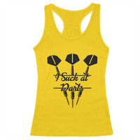 Funny I Suck At Darts Racerback Tank Top Bar Game Lover Dartist Gift - Wonder Print Shop
