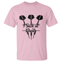 Funny I Suck At Darts T Shirt Bar Game Lover Dartist Gift - Wonder Print Shop