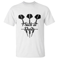Funny I Suck At Darts T Shirt Bar Game Lover Dartist Gift - Wonder Print Shop