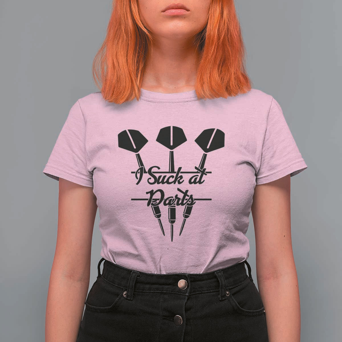 Funny I Suck At Darts T Shirt For Women Bar Game Lover Dartist Gift - Wonder Print Shop