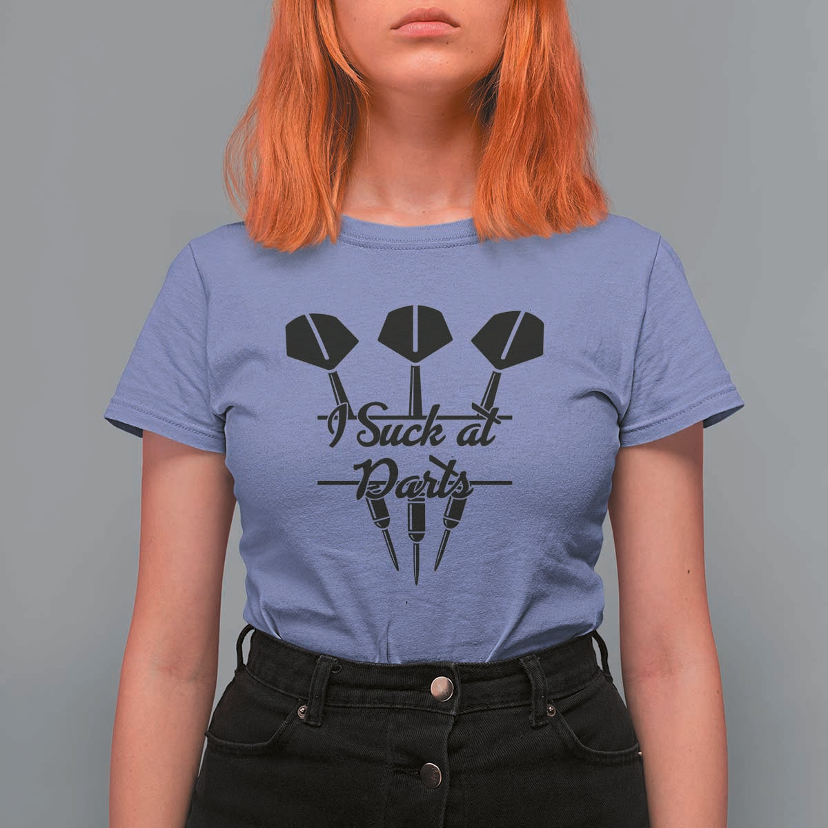 Funny I Suck At Darts T Shirt For Women Bar Game Lover Dartist Gift - Wonder Print Shop