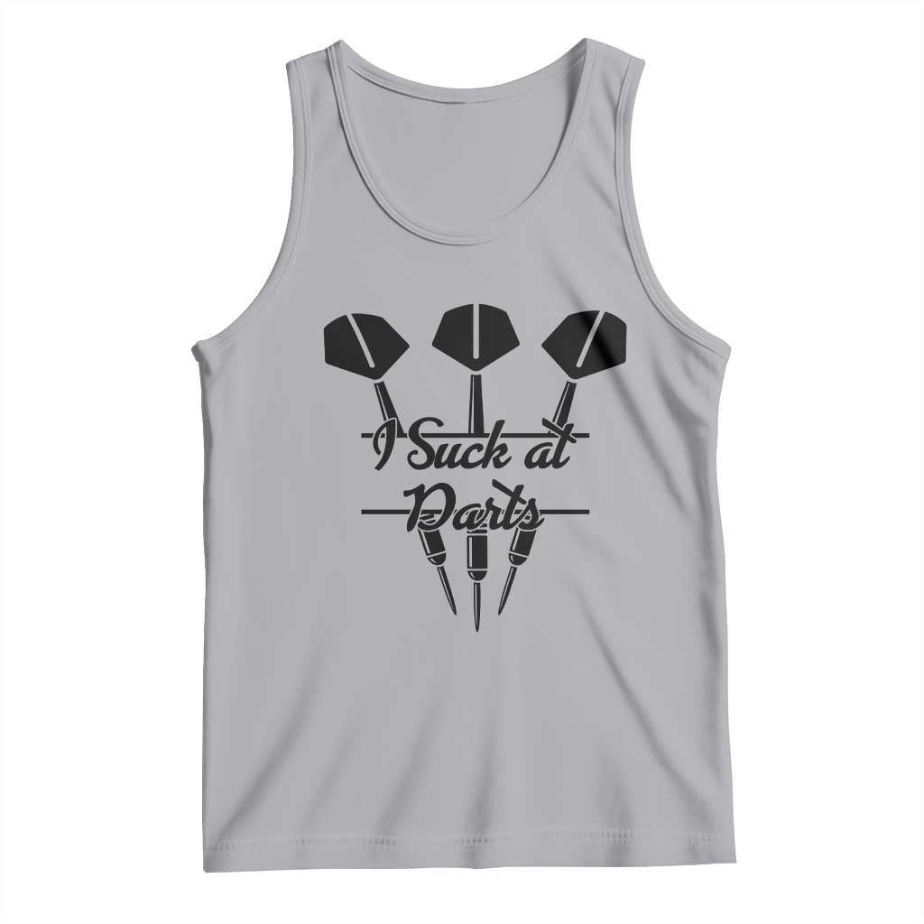 Funny I Suck At Darts Tank Top Bar Game Lover Dartist Gift - Wonder Print Shop