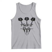 Funny I Suck At Darts Tank Top Bar Game Lover Dartist Gift - Wonder Print Shop
