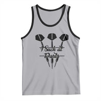 Funny I Suck At Darts Tank Top Bar Game Lover Dartist Gift - Wonder Print Shop