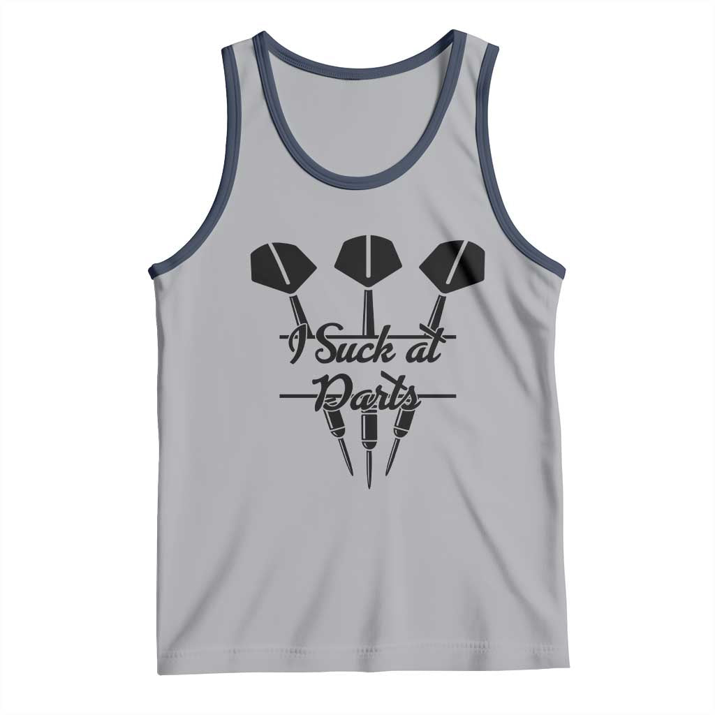 Funny I Suck At Darts Tank Top Bar Game Lover Dartist Gift - Wonder Print Shop