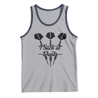 Funny I Suck At Darts Tank Top Bar Game Lover Dartist Gift - Wonder Print Shop