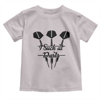 Funny I Suck At Darts Toddler T Shirt Bar Game Lover Dartist Gift - Wonder Print Shop