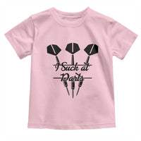 Funny I Suck At Darts Toddler T Shirt Bar Game Lover Dartist Gift - Wonder Print Shop