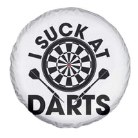 Funny I Suck At Darts Spare Tire Cover Darts Lover Gift For Bad Players - Wonder Print Shop