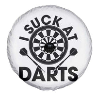 Funny I Suck At Darts Spare Tire Cover Darts Lover Gift For Bad Players - Wonder Print Shop