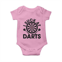 Funny I Suck At Darts Baby Onesie Darts Lover Gift For Bad Players - Wonder Print Shop