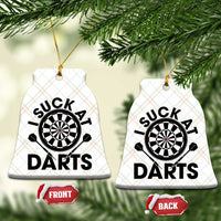 Funny I Suck At Darts Ceramic Ornament Darts Lover Gift For Bad Players - Wonder Print Shop