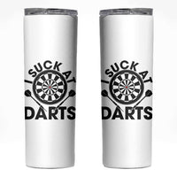 Funny I Suck At Darts Skinny Tumbler Darts Lover Gift For Bad Players - Wonder Print Shop