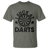 Funny I Suck At Darts T Shirt Darts Lover Gift For Bad Players - Wonder Print Shop