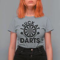 Funny I Suck At Darts T Shirt For Women Darts Lover Gift For Bad Players - Wonder Print Shop