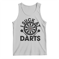 Funny I Suck At Darts Tank Top Darts Lover Gift For Bad Players - Wonder Print Shop