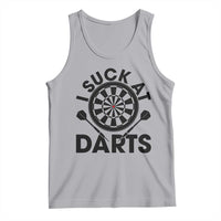 Funny I Suck At Darts Tank Top Darts Lover Gift For Bad Players - Wonder Print Shop