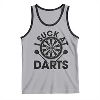 Funny I Suck At Darts Tank Top Darts Lover Gift For Bad Players - Wonder Print Shop