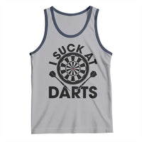 Funny I Suck At Darts Tank Top Darts Lover Gift For Bad Players - Wonder Print Shop