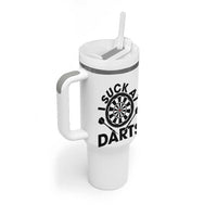 Funny I Suck At Darts Tumbler With Handle Darts Lover Gift For Bad Players - Wonder Print Shop