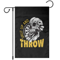 Funny Skeleton Darts Player Garden Flag I Suck At Darts - Wonder Print Shop
