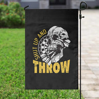 Funny Skeleton Darts Player Garden Flag I Suck At Darts - Wonder Print Shop