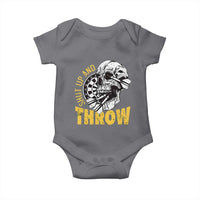 Funny Skeleton Darts Player Baby Onesie I Suck At Darts - Wonder Print Shop