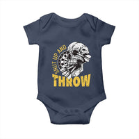 Funny Skeleton Darts Player Baby Onesie I Suck At Darts - Wonder Print Shop
