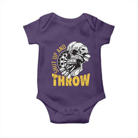Funny Skeleton Darts Player Baby Onesie I Suck At Darts - Wonder Print Shop