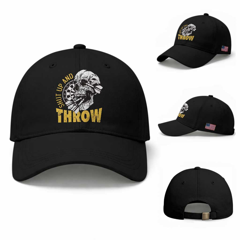 Funny Skeleton Darts Player Baseball Cap I Suck At Darts